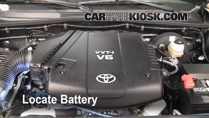2009 Toyota Tacoma Pre Runner 4.0L V6 Crew Cab Pickup (4 Door) Battery Replace